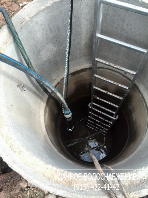 Стандартное зимнее водоснабжение дачи из колодца с возможностью консервации